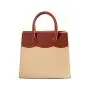 OEM ODM Ladies Fashion Handbags Ladies Fashion PU Leather And Canvas Tote Bags For Women