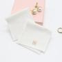 Wholesale  Rose Gold Mini Canvas Envelope Ring Necklace Earring Packaging Pouch Soft Brush Canvas Jewelry Envelope Bag