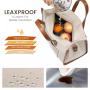 LOVEVOOK Fashion Office Ladies Work leak-proof & heat preservation beach bag handbag for Picnic lightweight lunch Tote Bag