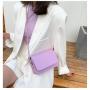 KBW125 2023 Ramadan Offers Hot Sale Simple PU Textured Shoulder Messenger Bag Casual Girls Mini Bag