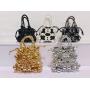 Small Hollow Out Purses Luxury Women's Handheld Bead Bag Purses Fashion Banquet Party Shoulder Bag Beaded Clutch Purse Mini Bags
