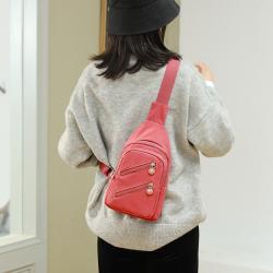 Wholesale Outdoor Sports Mobile Phone Bag Female Waist Crossbody Bag Custom Logo Nylon Leopard Print Women's Chest Bags
