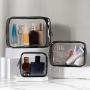 KBW791  New Designer Transparent Cosmetic Bag Fashion Travel Wash Handbag Waterproof Pouch Makeup Storage Bag Customized