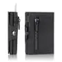 Customized aluminum card holder wallet automatic smart metal wallet leather pop up wallet