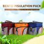 custom waterproof portable lunch box tote shoulder hot cold thermal insulated food delivery bag with food container