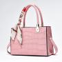 2023 Wholesale Fashion Handbags Women's Shoulder Bag Crocodile Skin Bag Clear Crossbody Woman Hand Bags