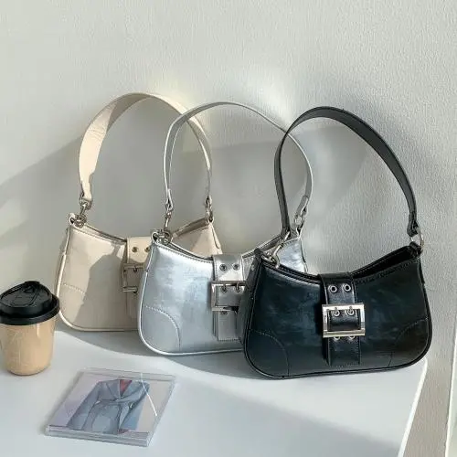 New Trend Vintage PU Leather Ladies Shoulder Bag High Quality Luxury Hand Bag Lock Designer Handbags for Women