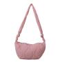 HR732 Women's Minimalist Temperament Gentle Soft Bag Oxford Pleated Underarm Bag Women's New Shoulder Crossbody Small Square Bag