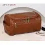 Hot Selling Portable Waterproof Makeup Storage Bag Large Capacity Travel Toiletries Bag Pu Leather Wash Bag