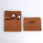 Custom Logo Printed Mini Envelope Jewelry Storage Pouch Velvet Flap Earring Ring Jewelry Bag