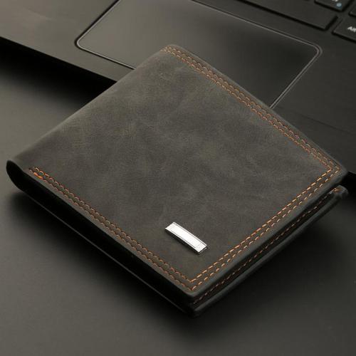 New design Men's wallet multifunctional leather wallet money clip fashion short wallet men wholesale leather purse