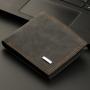 New design Men's wallet multifunctional leather wallet money clip fashion short wallet men wholesale leather purse