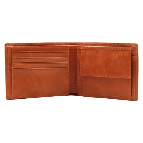 Trifold men wallet RFID blocking for gift real leather men wallet
