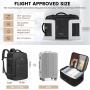 Factory wholesale large 40L carry on flight approved laptop business travel hiking luggage weekender duffel bag men backpack