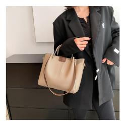 ZR804 Women's Bags PU Fashion Girl Retro Small Color Square Bag Simple Zipper Shoulder Crossbody Tote Bag Female Handbag Work
