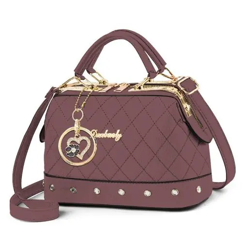 Custom Low Price Vintage Chain Crossbody Shoulder Small Flap Handbags PU Leather Ladies Hand Bags Fashion Woman Saddle Bags
