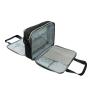 Travel Toiletry Bag Portable Makeup Organizer Stand Up Cosmetic Bag Travel Cosmetic Case for Travel Sized Toiletries Black