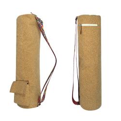 Eco-Friendly Natural Cork Yoga Cork Yoga Mat Bag Keeps Your Mat Dry Clean and Portable Strong Sustainable