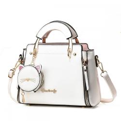 2024 New Fashion Bags for Women Sweet Lady Cat Shoulder Messenger Bag with Single Chain Strap Portable Korean Casual Style
