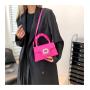 2024 new national style gemstone handbag fashion inlaid diamond small square bag ladies texture single shoulder crossbody bag