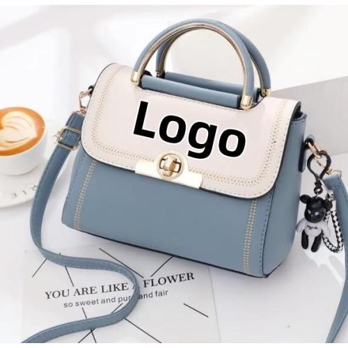 Ladies Four Seasons Fashionable Embroidery Handbag PU Leather Shoulder Crossbody Bag Zipper Single Strap Women's Customs Handbag
