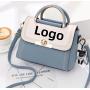 Ladies Four Seasons Fashionable Embroidery Handbag PU Leather Shoulder Crossbody Bag Zipper Single Strap Women's Customs Handbag
