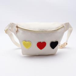 Low MOQ 6 colors Large Bum Bag Outdoor Sports Travel Women Men Nylon Fanny Pack Waist Bag Belt Bag