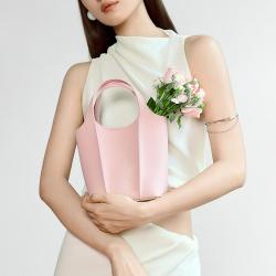 2024 Fashion Ladies Handbag Lichee leather Bucket Bag Sling Crossbody Shoulder Bag For Women