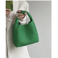 Hand-Woven Tote Women'S 2024 New Large Capacity Tote Vegetable Basket Bucket Bag Diagonal Span Bag