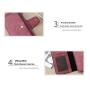 ZF315 Scrub PU Leather Women Wallet Long Multi Card Position Large Capacity Coin Purse Bag Pouch High Grade Clutch Bag