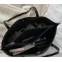 ZR415 High Capacity Women's Bag 2023 New Trendy Car Stitching Casual Tote Bag Minimalist PU One Shoulder Portable Shopping Bag