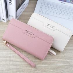 2024 new design ladies pu leather wallet wholesale fashion women trendy coin leather wallet for men