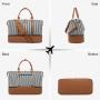 Sucipi 2022 Weekender Bags with Shoes Compartment Large Canvas Toiletry Duffel Bags Men Women Travel Bags