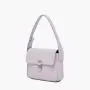 2024 New Fresh Handbags Solid Color Shoulder Bag Smooth Texture Vegan Leather Luxury Bags Simple Portable Square Shoulder Bag