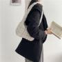 Fashion Creative Design Pleated Plaid Shoulder Bag Women Soft PU Leather Hand Bags Ladies Trendy Handbags