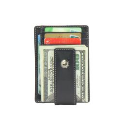 RFID Blocking mens Cardholder With Money Clip Credit Card Cash Holder Wallet