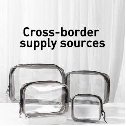 XL335 New Fashion Cosmetic Bag Korean Version Lightweight Wash Bag Wholesalers Transparent Pvc waterproof Cosmetic Bag
