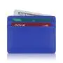 Factory wholesale leather card holder mini men wallet rfid blocking leather slim card holder