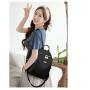 Popular Women's backpack oxford cloth ladies shoulder bag Korean style colorful straps solid color double back schoolbag