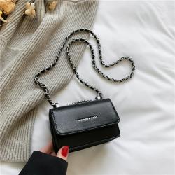 Wholesale Mini Vintage Leather Crossbody Bags For Women Pure Color PU Leather Customs Handbags