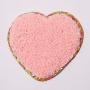 The Fine Quality Wholesale Chenille Patches Teddy Chenille Heart Patch  Multiple Colors To Choose From Chenille Patch Heart