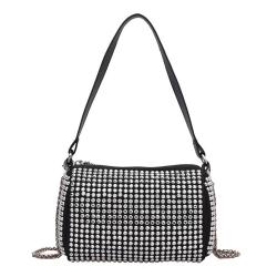 KBW091 2023 Hot Selling Large Capacity Underarm Rhinestone Bag Chain Bag Net Red Handbag Shoulder Mini Crossbody Bag