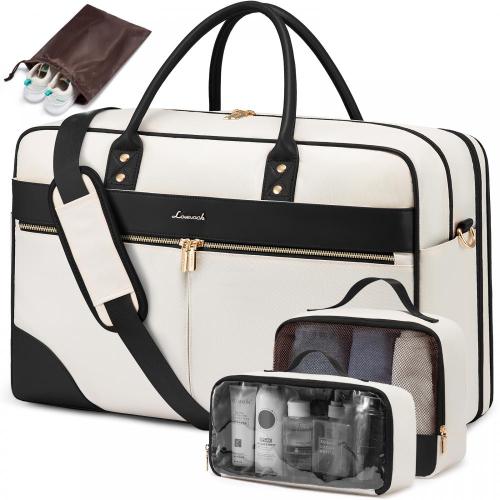 LOVEVOOK new style 4pcs Custom Workout Wholesale Bag Duffel Sport Overnight travel duffle bag Weekend Fitness Bag For Men Women