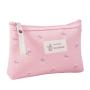 Waterproof Printed Canvas Cosmetic Bag Multifunctional Student Pencil Pouch Portable Small Zipper Wash Bag For Women