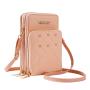 New Arrival Three Zipper Crossbody Bag Large Capacity Multicolor Coin Purse Embroidery Mobile Phone Wallet Bag carteras para mujer