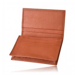 Luxury Genuine Leather Name Card Holder Case Slim Men Business Card Holder