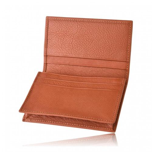 Luxury Genuine Leather Name Card Holder Case Slim Men Business Card Holder