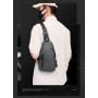 ZF042 Men single shoulder crossbody bag leisure travel waterproof wear cross bag fashion Oxford cloth chest bag USB interface