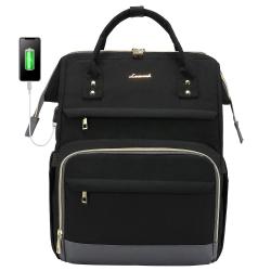 Lovevook 2022 15.6 17 in large back pack nylon girls cute bag work laptop backpack with USB charging port women school backpacks