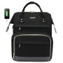 Lovevook 2022 15.6 17 in large back pack nylon girls cute bag work laptop backpack with USB charging port women school backpacks